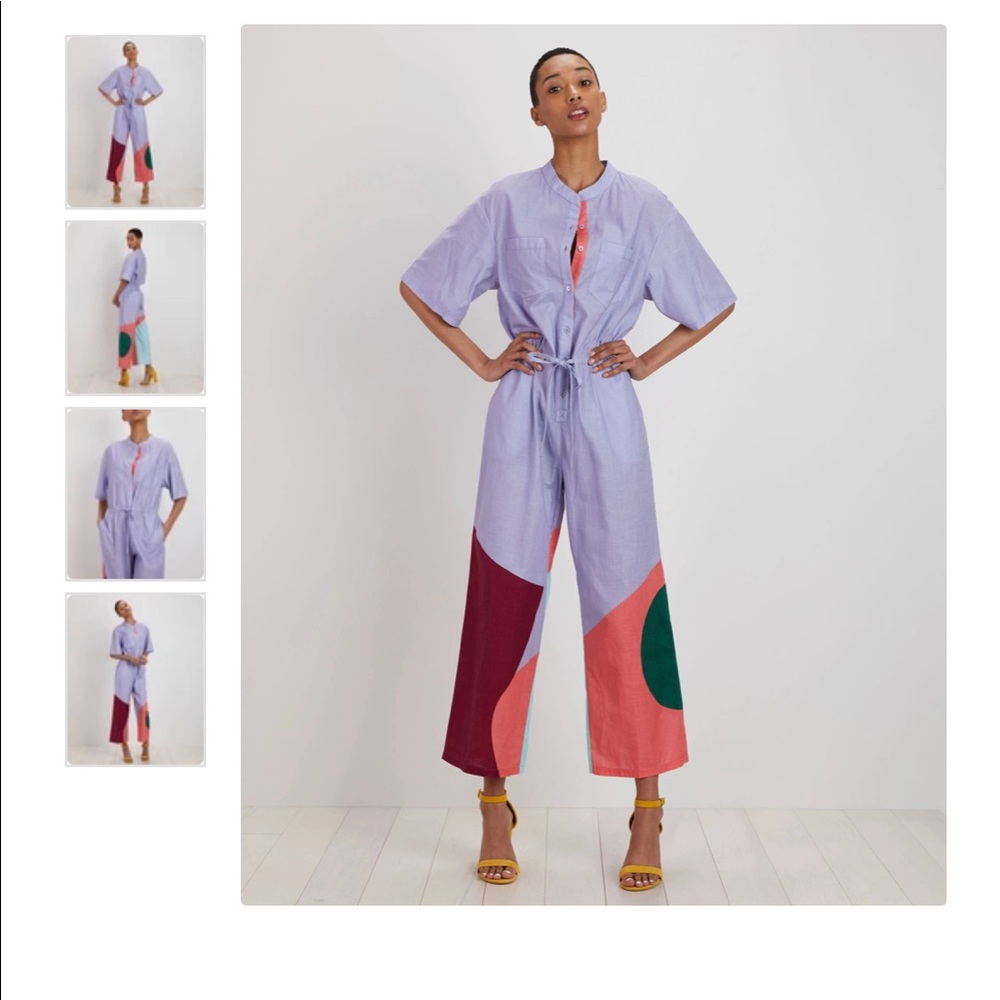 The KIT Issa Jumpsuit Lilac Cut Paper 2 B3